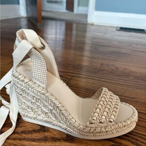 Vince Camuto Wrap Wedge Sandals